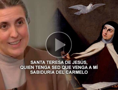 Santa Teresa de Jesús, quien tenga sed que venga a mí.